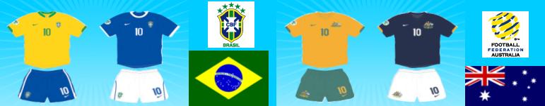 World Cup Kits Brazil Australia