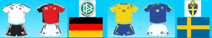 World Cup Kits Germany Sweden