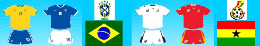 World Cup Kits Brazil Ghana