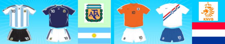 World Cup Kits Argentina Serbia