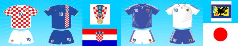World Cup Kits Croatia Japan