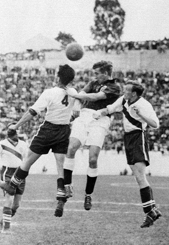Weltmeisterschaft 1950: England gegen die Vereinigten Staaten