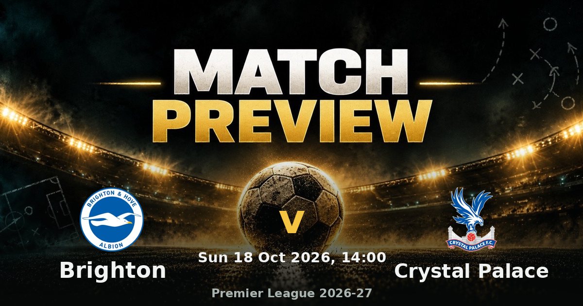 Brighton v Crystal Palace preview: high-scoring hosts meet leaky visitors at Falmer