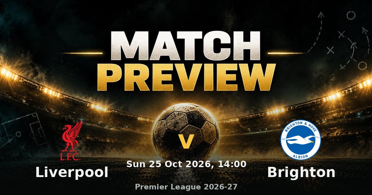 Liverpool v Brighton preview: free-scoring visitors head to Anfield
