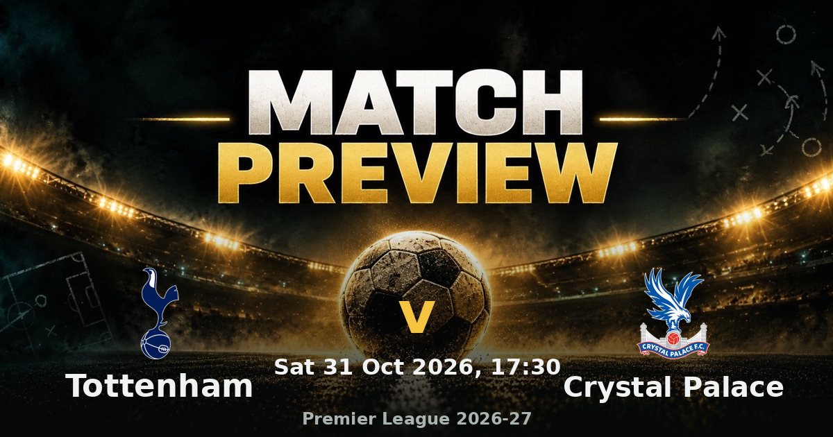 Tottenham v Crystal Palace preview: two sides short of goals and form meet in north London