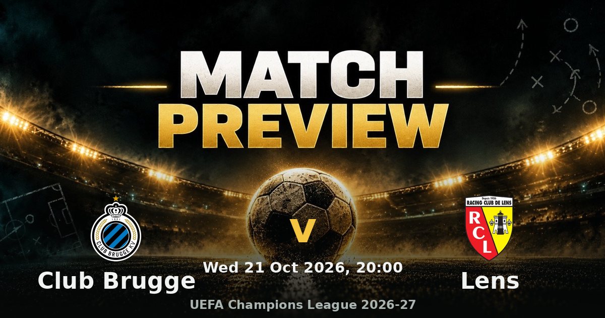Club Brugge v Lens preview: two goal-heavy sides meet with league-phase places at stake
