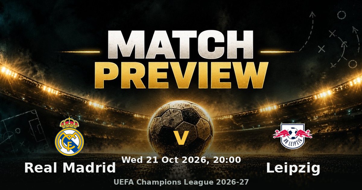 Real Madrid v Leipzig: Bernabéu hosts a meeting of the high scorers and the strugglers