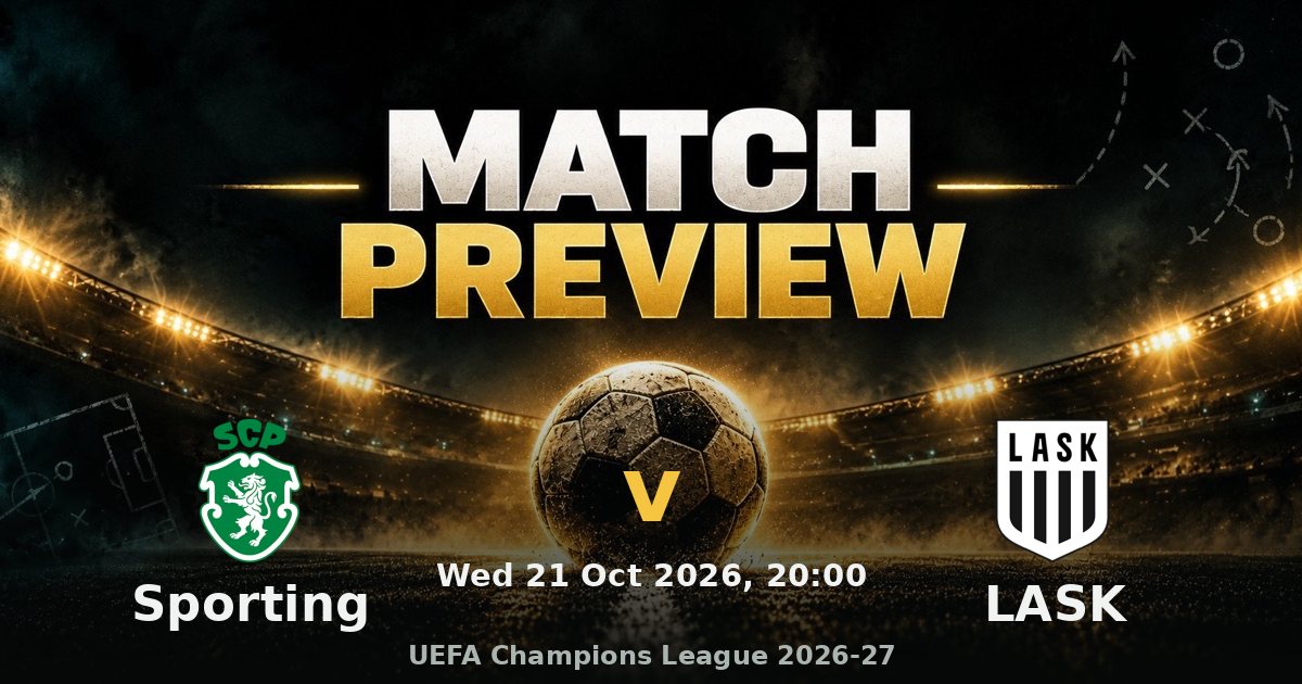 Sporting v LASK preview: perfect hosts face winless visitors in Lisbon