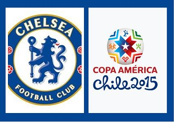 Chelsea players in COPA America
