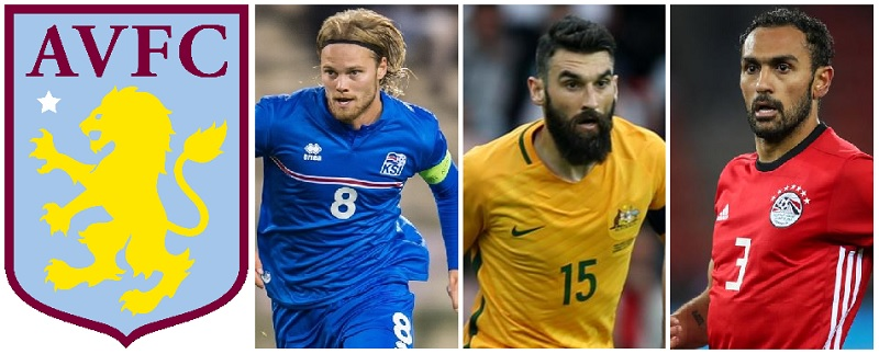 Aston Villa Players in the FIFA World CU 2018