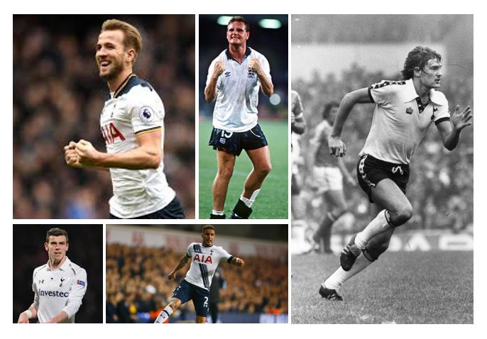 Which six footballers won the PFA Young Player of the Year with Tottenham Hotspur? 12 PFA Young Player of the Year with Tottenham Hotspur