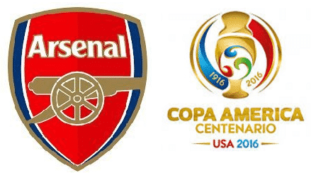Arsenal FC players appeared in the 2016 Copa America