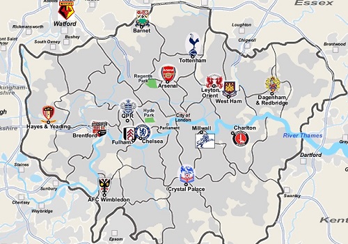 Londoni Premier League csapatai
