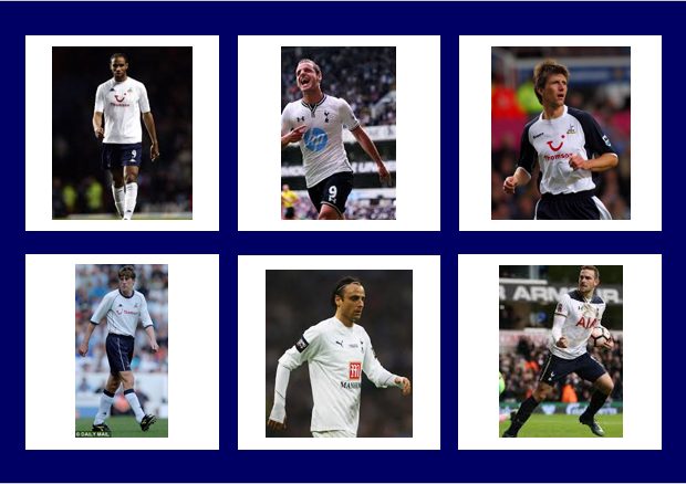 Tottenham Players with Number 9 Shirt