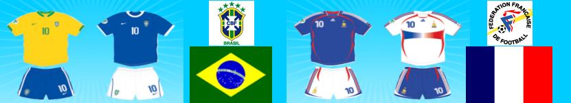 FIFA World Cup Finals 2006 Germany 128 World Cup Kits Brazil France