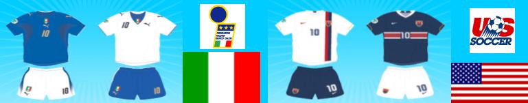 World Cup Kits Italy USA