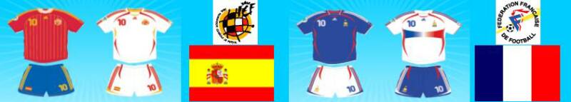 World Cup Kits Spain France