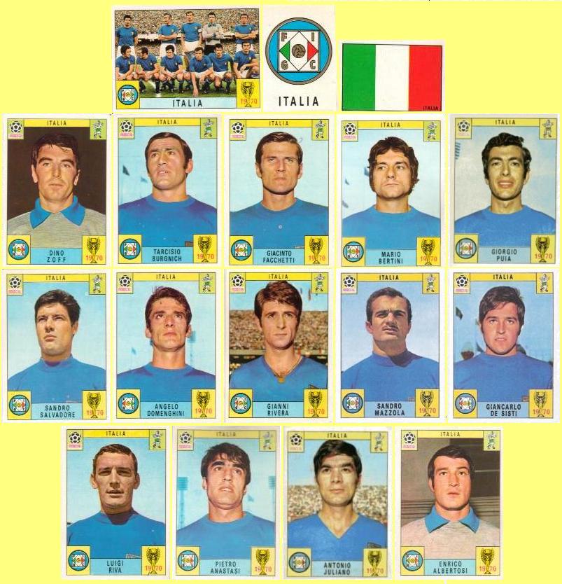 Panini 1970 World Cup Finals Cards &#038; Stickers, My Football Facts