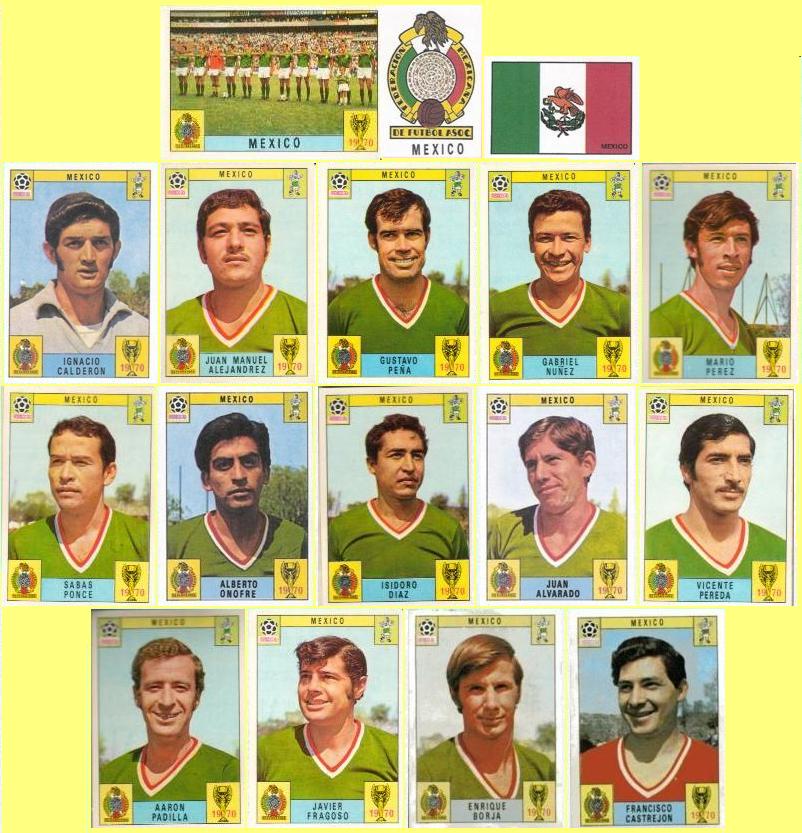 PANINI WC MEXICO 70 STICKERS TEAM MEXICO MINT UNUSED GREEN VERSION CHOOSE! 