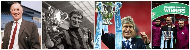 Manchester City managers won the Football League Cup