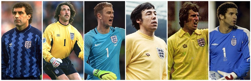 Most Capped England Goalkeepers 