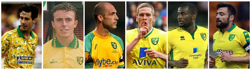 Norwich City’s number five shirt in the Premier League