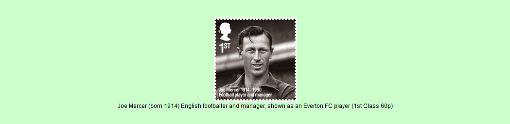 Remarkable Lives Issued 25th March 2014 single football stamp in a set of ten stamps
