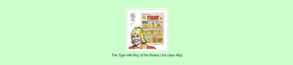 The Tiger with Roy of the Rovers (1st class 46p)
