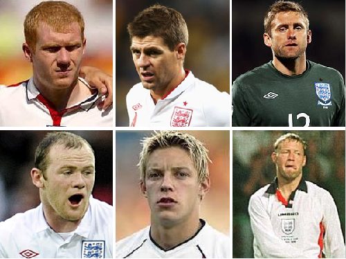 England Players Sent Off, My Football Facts