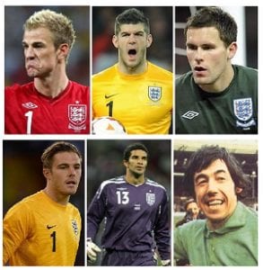 England Goalkeepers