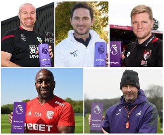 English PL Managers of the Month