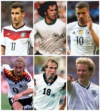 Máximos goleadores de Alemania