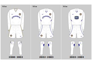 Leeds United Home Kits