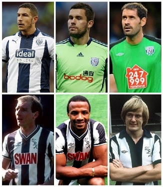 West Bromwich Albion England Players