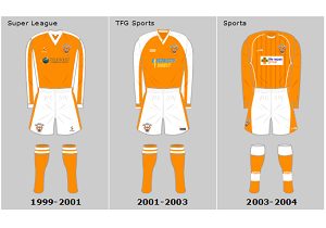 Blackpool FC Home Kits