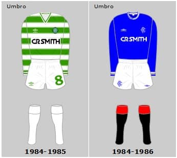 Shirtsponsors Celtic & Rangers
