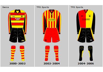 Partick Thistle 21st Century Home Playing Kits