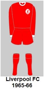 Kit casalingo Liverpool 1965-66