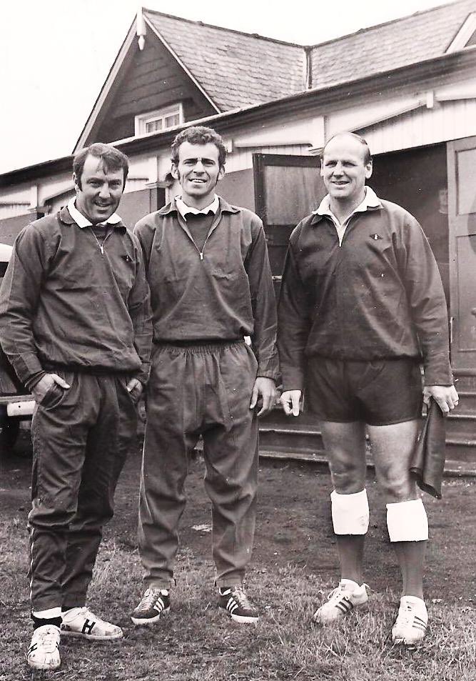 Spiegler with Jimmy Greaves & Ron Greenwood