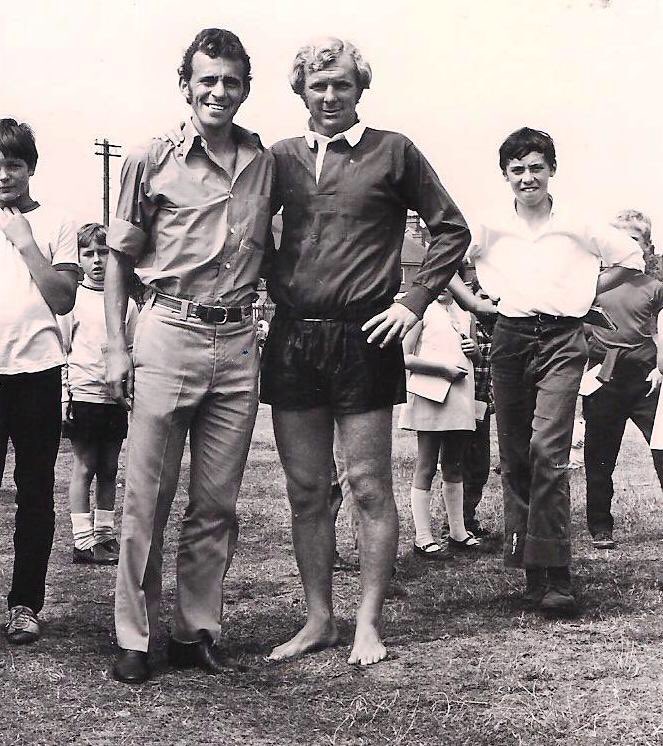 Spiegler with Bobby Moore