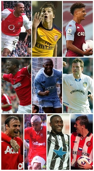 Who were the eleven players to score Premier League Hat-Tricks against Liverpool FC? 12 image 5