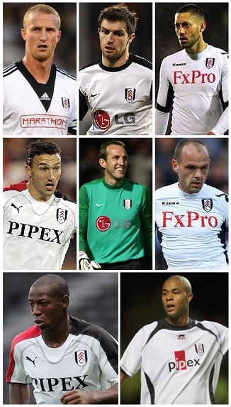 Fulham Top PL Appearances