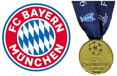 UEFA Champions League Medal Bayern Munich