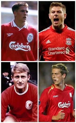 Goleadores del Liverpool FC Inglaterra