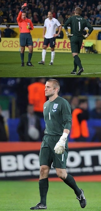 Rob Green Red Card