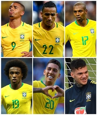 2018 Brazilianen met Engelse clubs