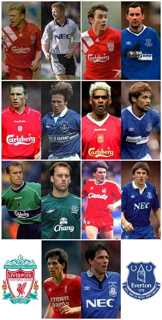 Played for Liverpool & Everton