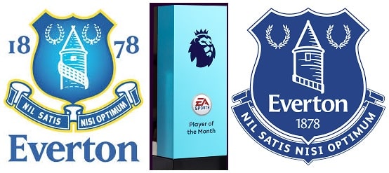 Everton Premier League Player of the Month Awards