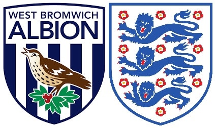 England Players from West Bromwich Albion