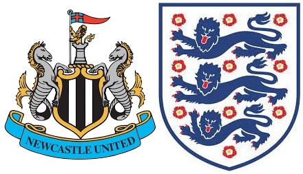 England players affiliated with Newcastle